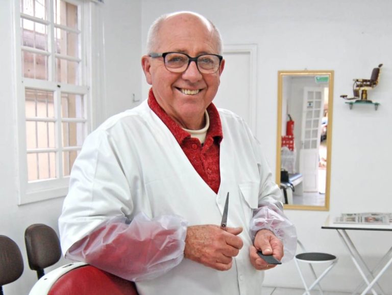 Pai, marido e trabalhador: conheça um pouco da história do barbeiro De Nardi