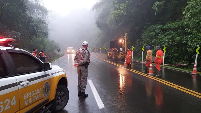 ERS-115 está liberada após deslizamento