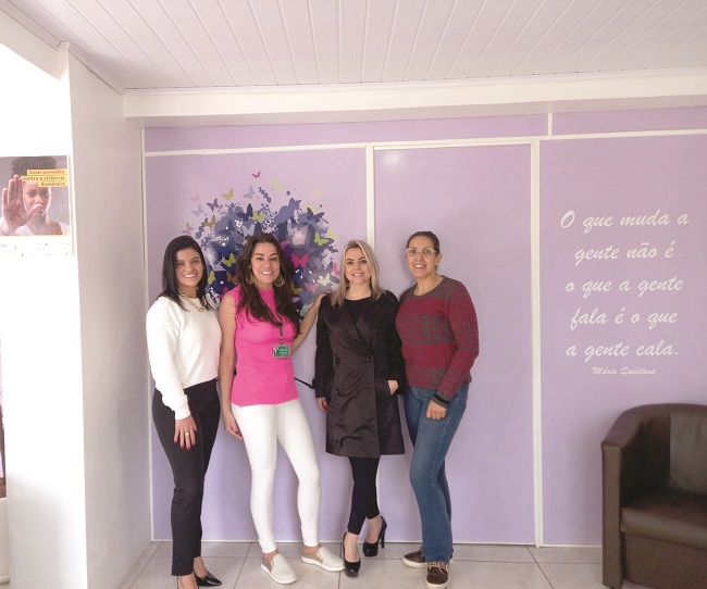 “Nosso papel é ajudar as mulheres vítimas de violência”