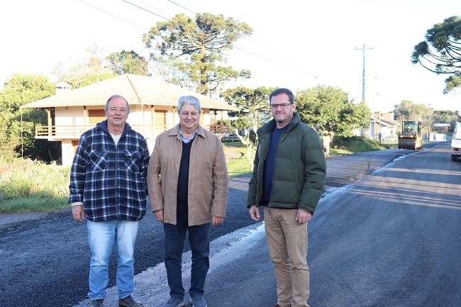 Concluída a pavimentação na Serra Grande
