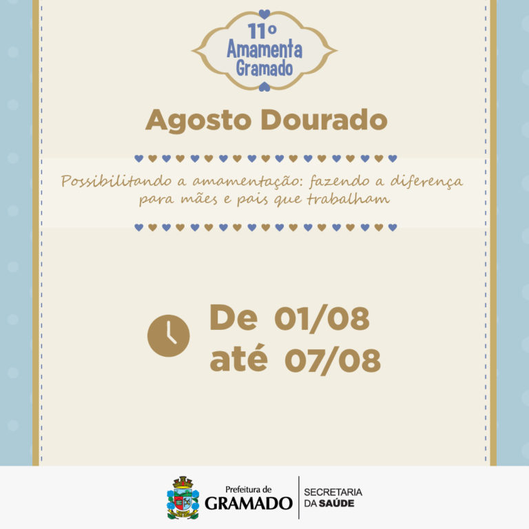 Amamenta Gramado inicia nesta terça-feira (01)