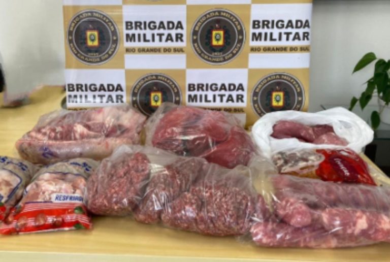 Homem furta mais de 10 kg de carne em Nova Petrópolis e acaba preso