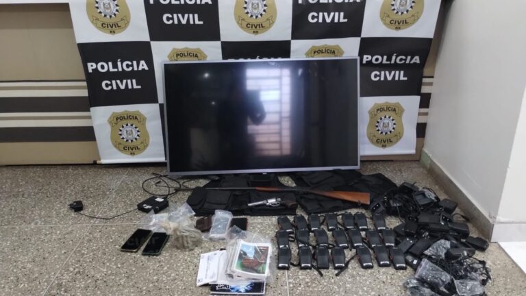 IMAGENS: Polícia Civil da região participa de operação contra o crime organizado no estado