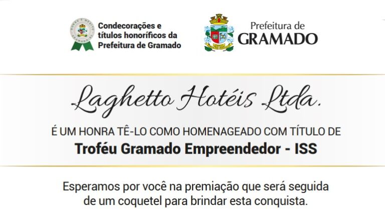 Gramado homenageia empresas que mais arrecadam ICMS e ISS