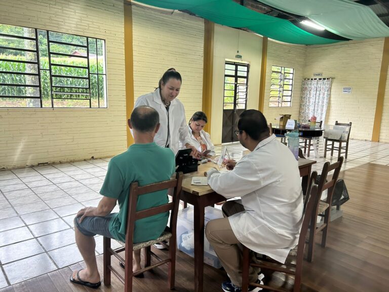 Interiorização da Saúde atendeu a população da Linha Renânia