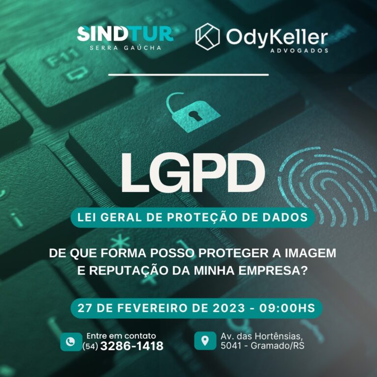 Sindtur promove workshop sobre a Lei Geral de Proteção de Dados