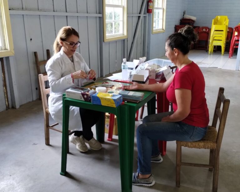 Comunidade da Linha Furna recebeu atendimentos de saúde no último sábado