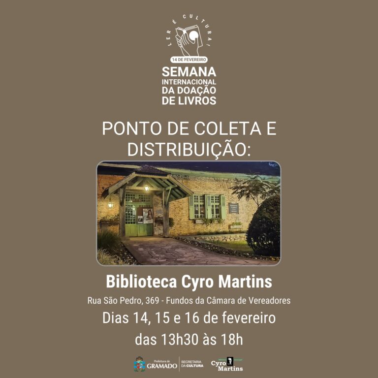 2ª edição da Semana Internacional da Doação de Livros