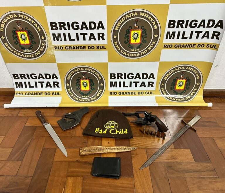 Brigada Militar prende homem que ameaçou filho com arma em Nova Petrópolis