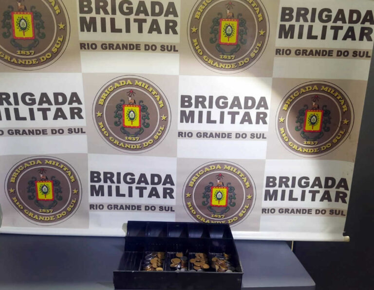 Brigada Militar efetua prisão de homem nesta quinta-feira por furto e arrombamento em mercado