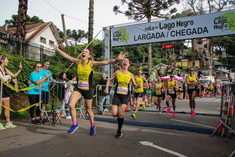 Gramado foi cenário para eventos esportivos de corrida e ciclismo
