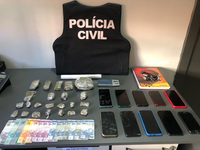 Ponto de tráfico próximo de escola é desarticulado e três são presos