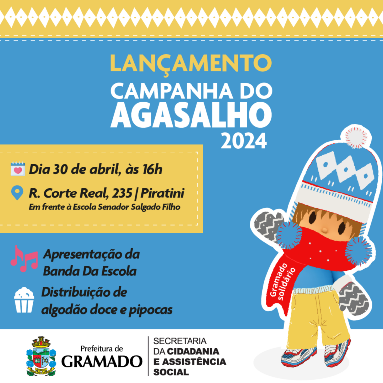 Campanha do Agasalho inicia na próxima semana