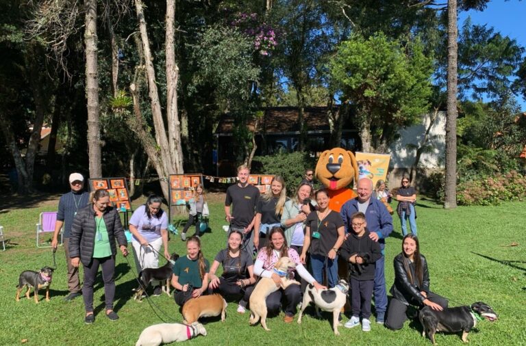 Feira de Adoção de cachorros movimentou o Lago Joaquina Rita Bier no sábado
