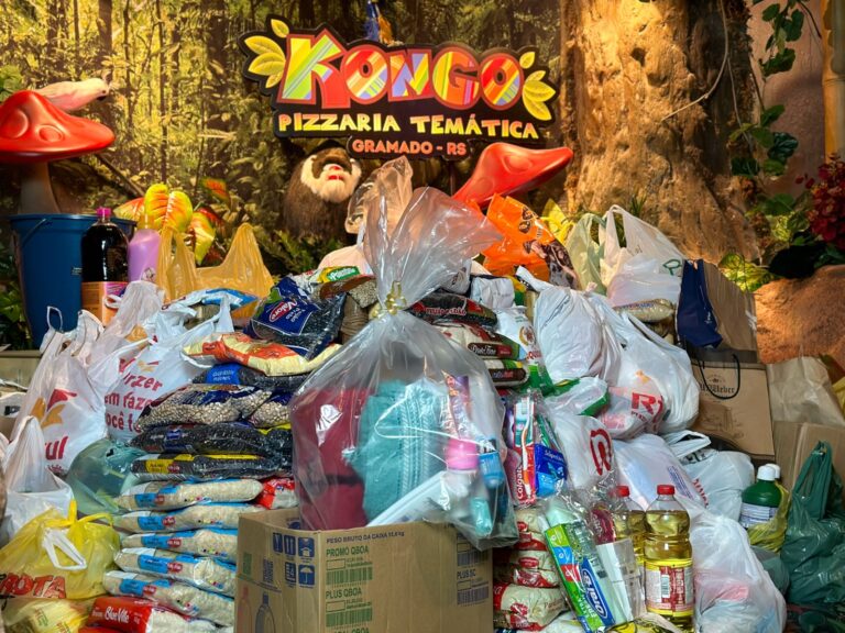 Pizzaria Kongo arrecada duas toneladas de donativos e mantém campanha até 27 de maio