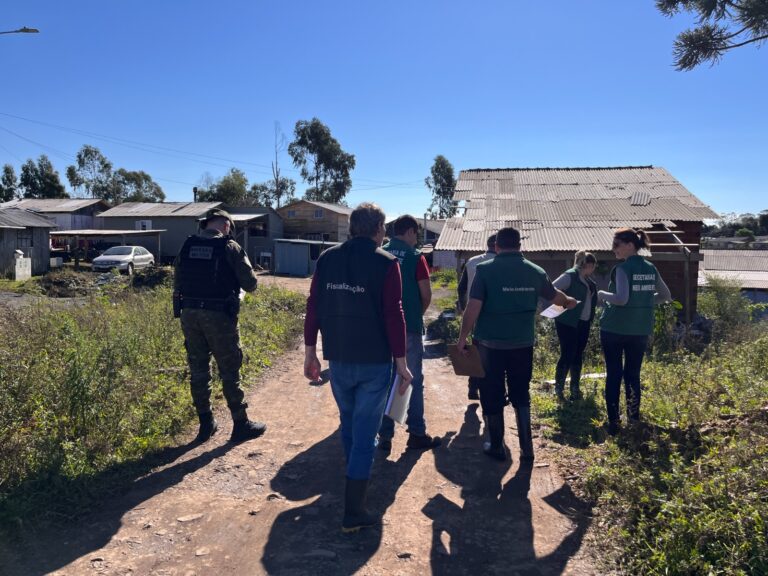 Operação Conjunta da Patram e Secretaria de Meio Ambiente combate construções irregulares em Canela