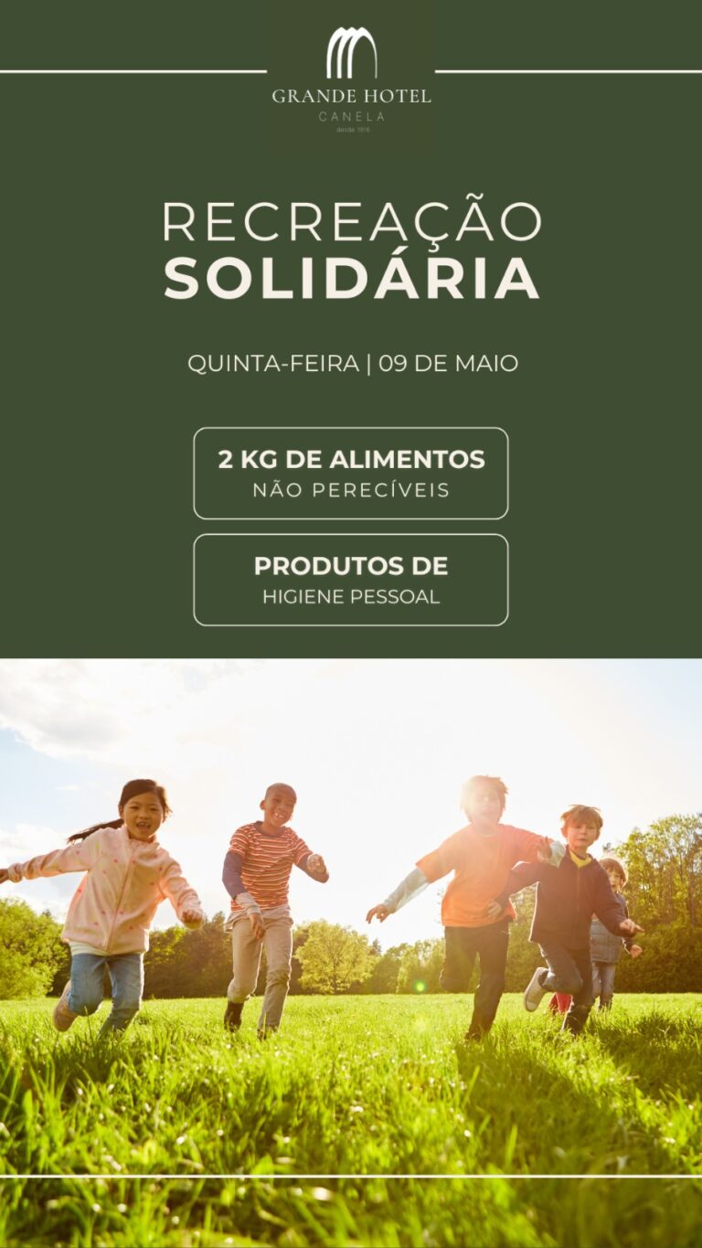 Recreação em prol da Solidariedade
