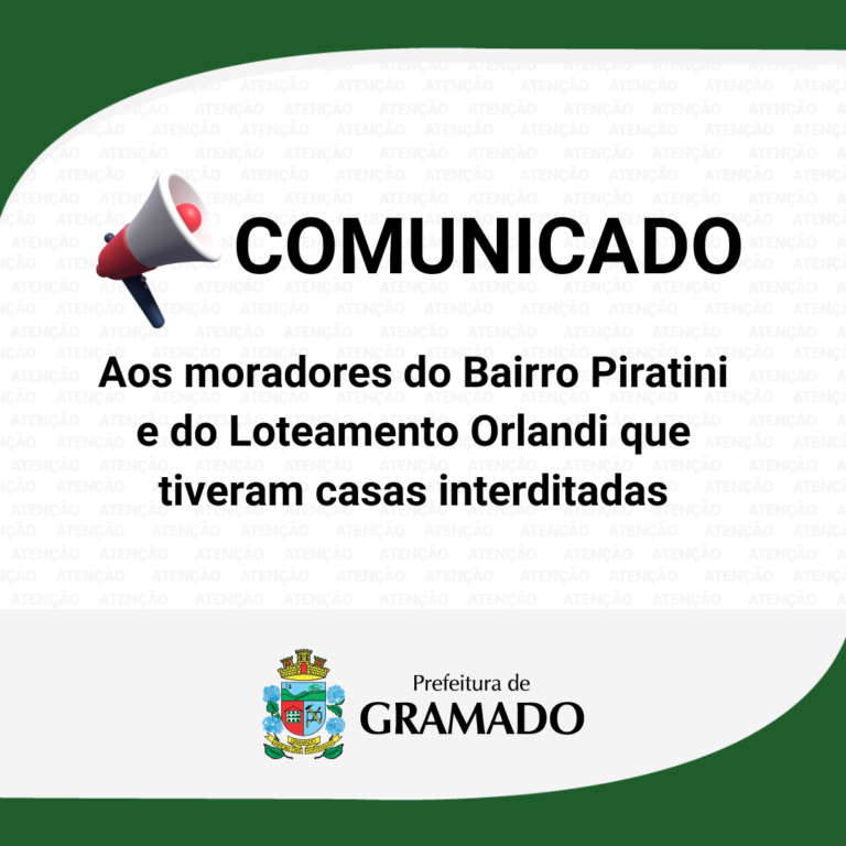 Moradores do Piratini e Orlandi devem assinar Termo de Interdição e Responsabilidade