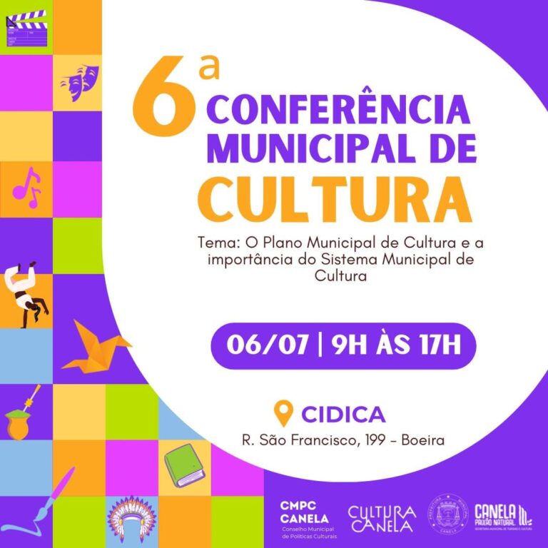 6ª Conferência Municipal de Cultura de Canela acontece em julho