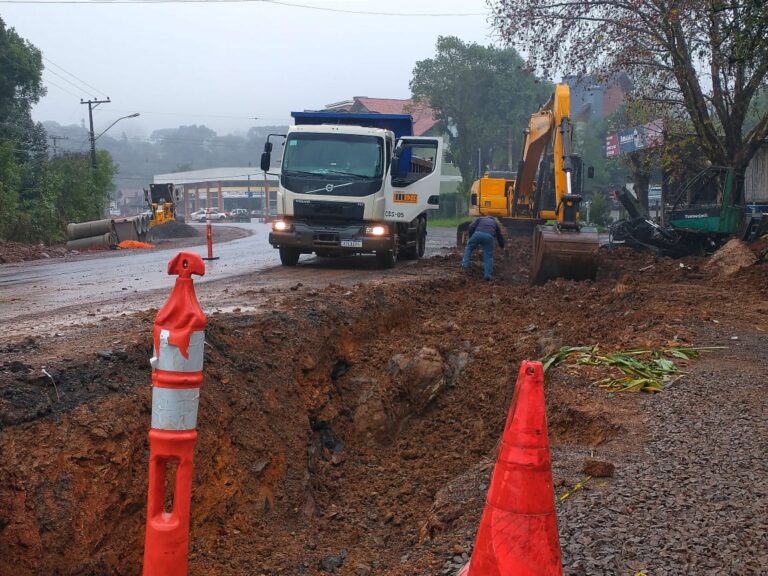 ERS-235: EGR avança na construção de três rotatórias