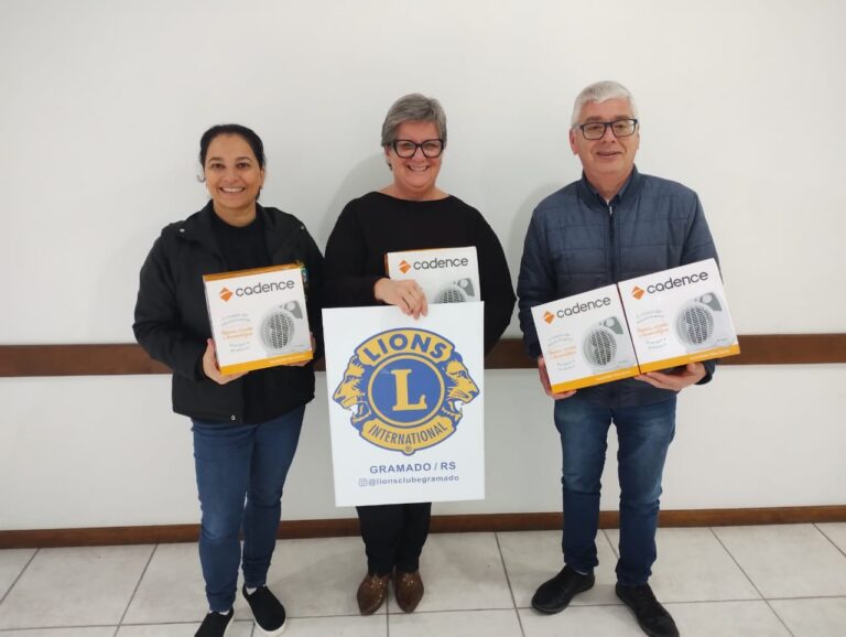 Lions Clube Gramado doa estufas para Secretaria da Saúde