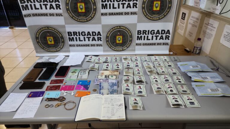 Brigada Militar prende cinco indivíduos por Estelionato