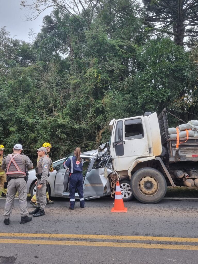 Acidente no pedágio de Gramado resulta em uma vítima fatal