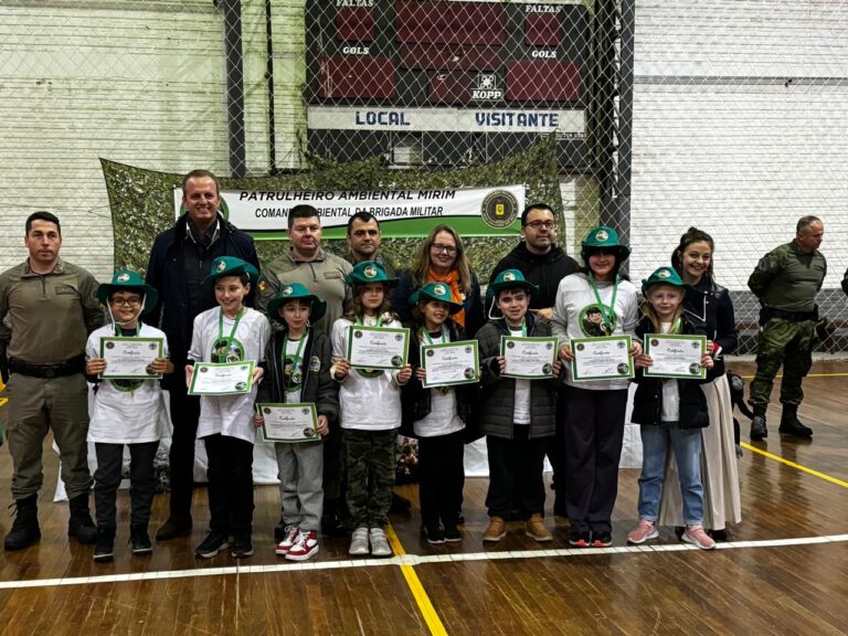 Executivo participou da formatura dos alunos do Programa Patrulheiro Ambiental Mirim