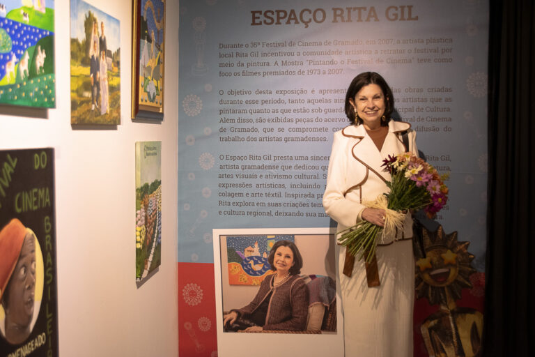 Inauguração do Espaço Rita Gil no Palácio do Kikito celebra legado artístico em Gramado