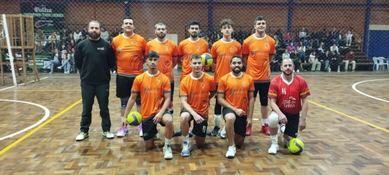Os primeiros jogos do Vôlei de Canela