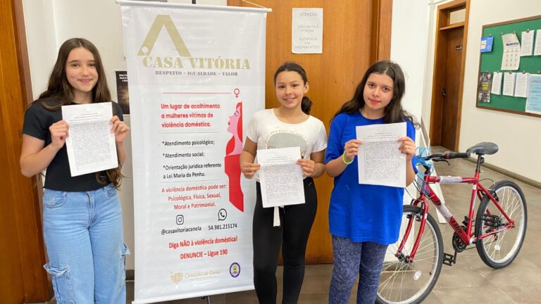 Casa Vitória realiza concurso de redações sobre violência doméstica
