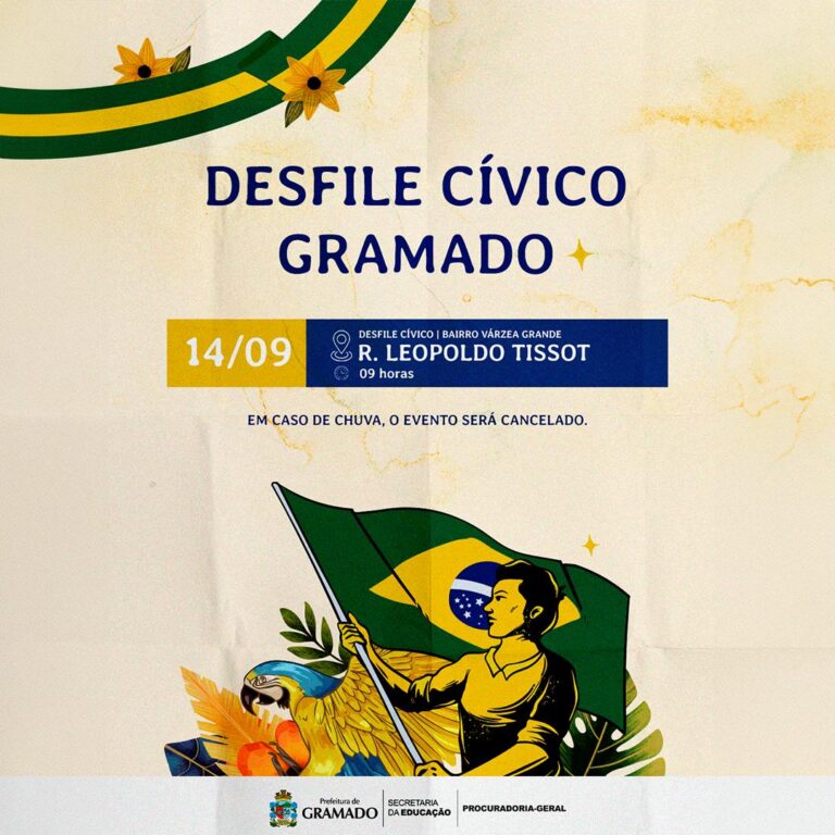 Desfile Cívico da Várzea acontece neste sábado, a partir das 9 horas