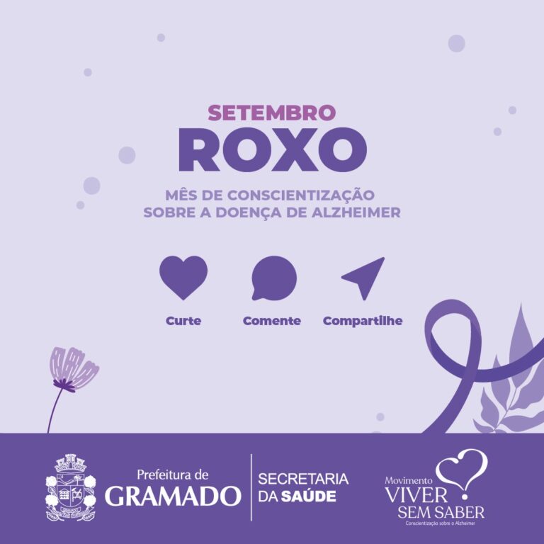 Gramado realiza 4ª Semana de Conscientização sobre a Doença de Alzheimer