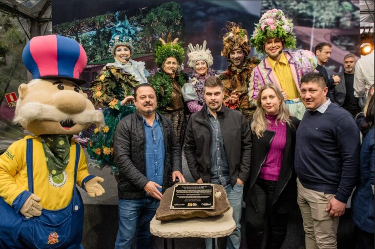 Secretários da Prefeitura Municipal de Canela participam de lançamento no Parque do Caracol