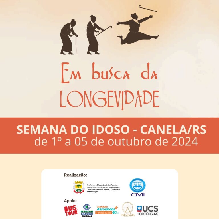 Semana do Idoso 2024 em Canela será celebrada com programação diversificada