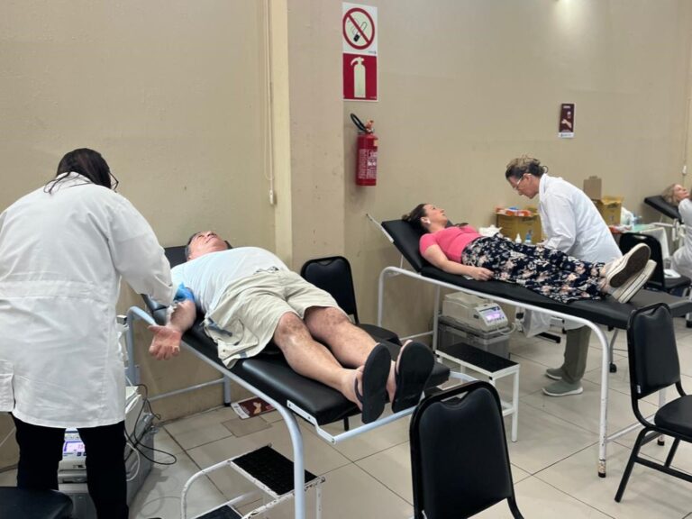 Hemocentro de Caxias do Sul coletou 113 bolsas de sangue em ação realizada no Expogramado