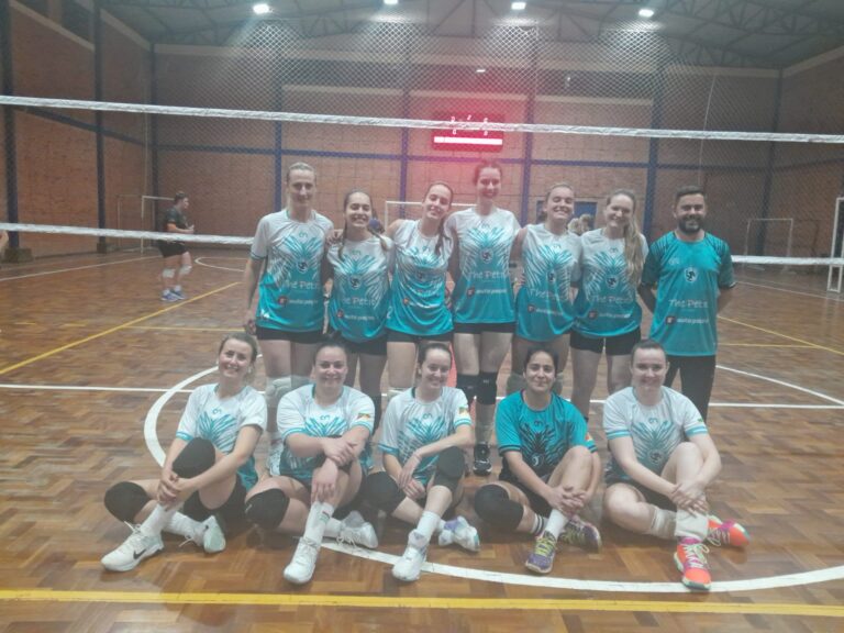 A estreia do Vôlei Feminino de Canela