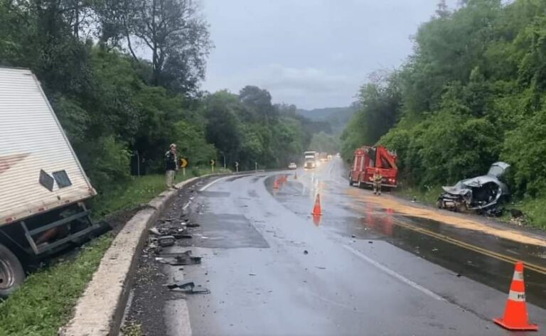 Acidente fatal na BR 386 na última terça-feira resulta na morte de um morador de Canela