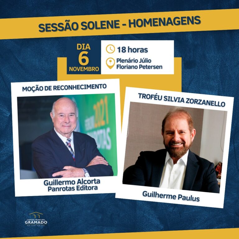 Troféu Silvia Zorzanello e Moção à Editora Panrotas serão entregues no próximo dia 6