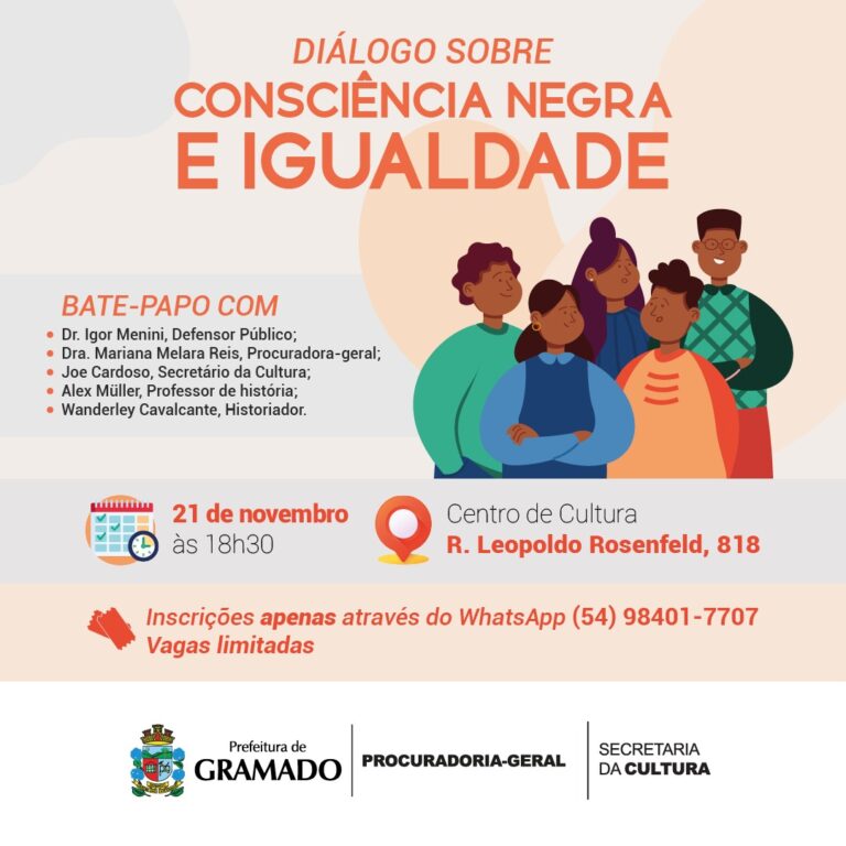 Gramado promove Diálogo sobre Consciência Negra e Igualdade