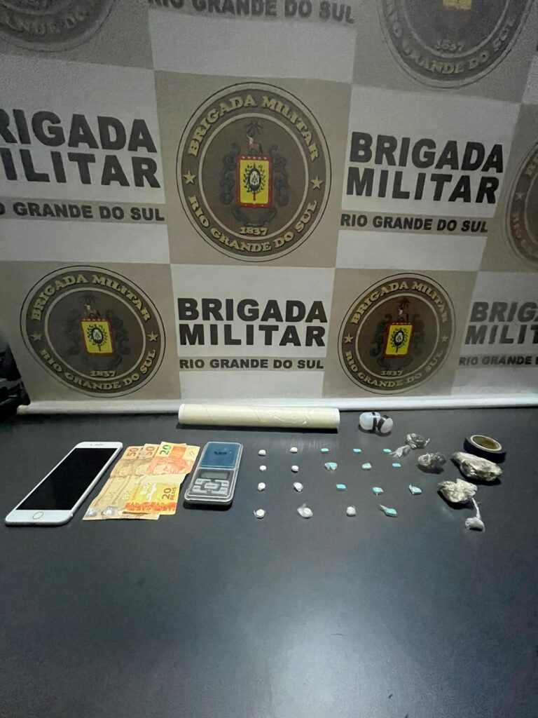 Casal é preso por tráfico de drogas