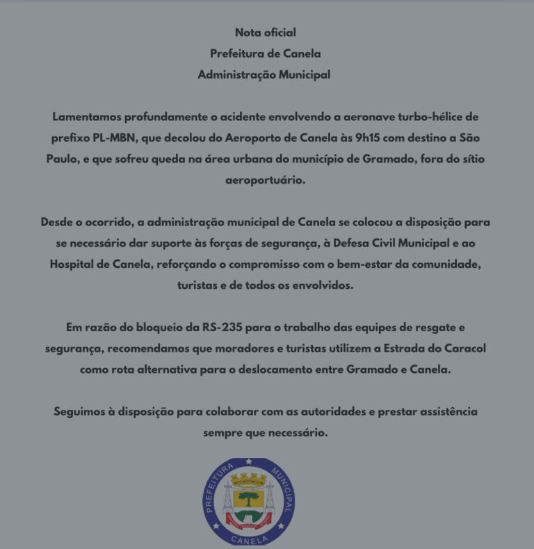 Programação do Natal Luz de Gramado e Sonho de Natal de Canela estão cancelados neste domingo