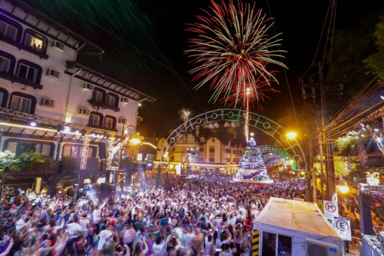 Gramado recebe mais de 30 mil pessoas para a virada de 2025