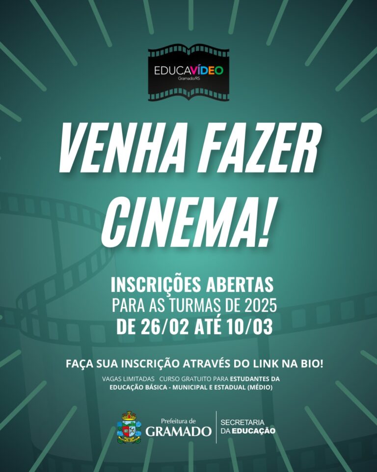 Educavídeo abre as inscrições para alunos da rede pública em 2025