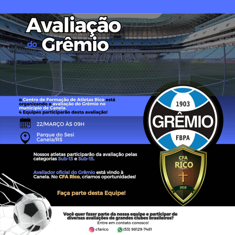 Avaliação do Grêmio em Canela