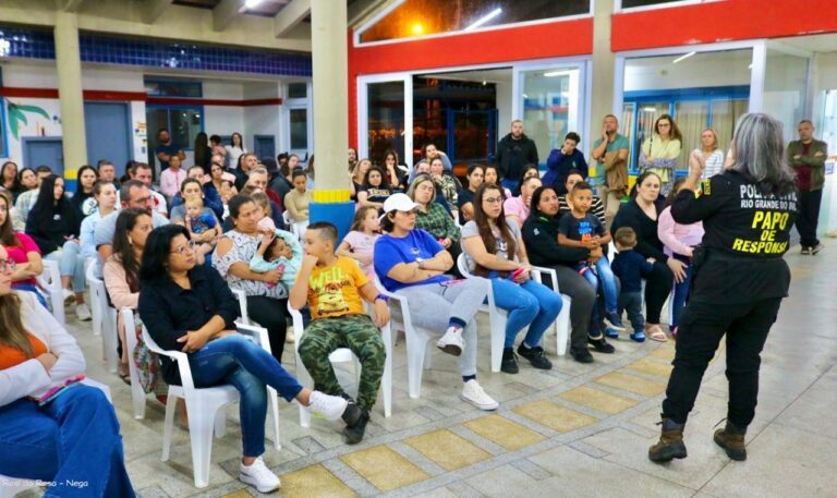 Polícia Civil realiza Papo de Responsa na Escola Serafina Seibt