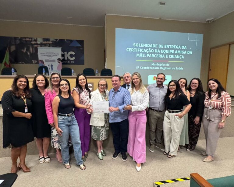 ESF do bairro Pórtico II recebe certificação de “Equipe Amiga da Mãe, Parceria e Criança”