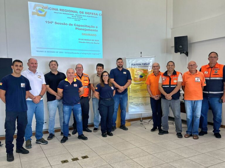 Gramado sedia sessão da Oficina Regional de Defesa Civil