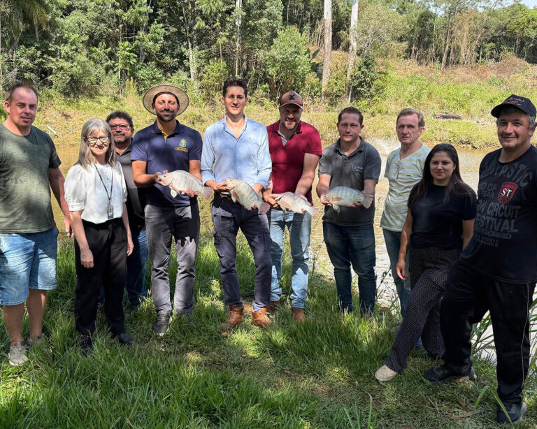 Produção de peixes interior de Gramado é incentivada pela Secretaria da Agricultura