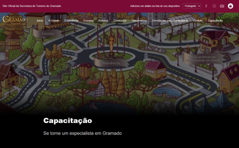 Turismo oferece capacitação gratuito sobre história e atrativos de Gramado